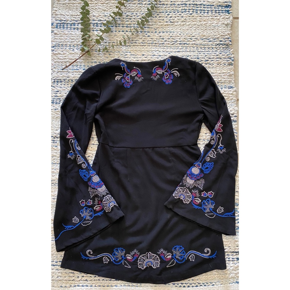 Free People Folk Dress Black - Picture 4 of 8